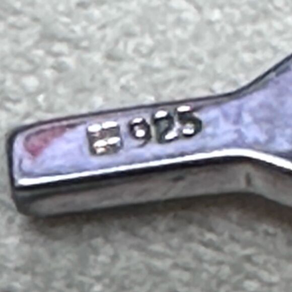 Red Envelope sterling silver diamond initial “Y” necklace 16”-18” new old stock - Picture 2 of 7